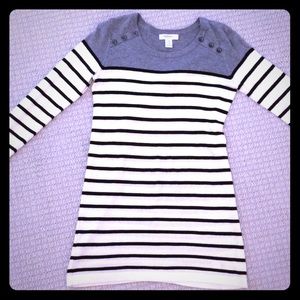 Motherhood Maternity striped sweater